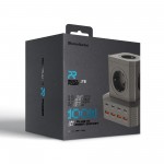 Сетевое зарядное устройство ArmorStandart Resolute Power ARP-544 PD 100W GaN 4Type-C 4USB 5A 2m Black (ARM73177)