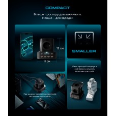 Сетевое зарядное устройство ArmorStandart Resolute Power ARP-544 PD 100W GaN 4Type-C 4USB 5A 2m Black (ARM73177)