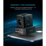 Сетевое зарядное устройство ArmorStandart Resolute Power ARP-544 PD 100W GaN 4Type-C 4USB 5A 2m Black (ARM73177)