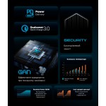 Сетевое зарядное устройство ArmorStandart Resolute Power ARP-544 PD 100W GaN 4Type-C 4USB 5A 2m Black (ARM73177)