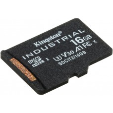 Карта памяти MicroSDHC 16GB UHS-I/U3 Class 10 Kingston Industrial (SDCIT2/16GBSP)