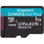 Карта памяти MicroSDXC 1TB UHS-I/U3 Class 10 Kingston Canvas Go! Plus R170/W90MB/s (SDCG3/1TBSP)