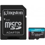Карта памяти MicroSDXC 1TB UHS-I/U3 Class 10 Kingston Canvas Go! Plus R170/W90MB/s + SD-адаптер (SDCG3/1TB)