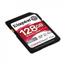 Карта памяти SDHC 128GB UHS-II/U3 Class 10 Kingston Canvas React Plus V60 SD R280/W100MB/s (SDR2V6/128GB)