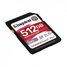 Карта памяти SDHC 512GB UHS-II/U3 Class 10 Kingston Canvas React Plus V60 SD R280/W150MB/s (SDR2V6/512GB)