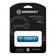 Флешка USB USB3.2 128GB Kingston IronKey Vault Privacy 50 Type-A Blue (IKVP50/128GB)