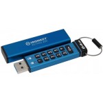 Флешка USB USB3.2 64GB Kingston IronKey Keypad 200 Type-A Blue (IKKP200/64GB)