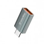 Адаптер Colorway USB-Type-C V 3.0 (F/M) Gray (CW-AD-AC)