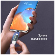 Адаптер Colorway USB-Type-C V 3.0 (F/M) Gray (CW-AD-AC)