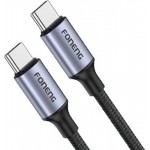 Кабель Foneng X95 Metal Head Braided Cable Type-C-Type-C 60W 1.2m Black (X95-CA-TCTC)
