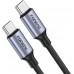 Кабель Foneng X95 Metal Head Braided Cable Type-C-Type-C 60W 1.2m Black (X95-CA-TCTC)