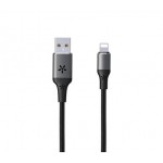 Кабель Remax RC-133i EL Luminous (Sound-Activated) USB-Lightning (M/M) 1m Black (6954851297567)