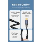 Кабель Vention MiniDisplayPort-MiniDisplayPort 8K 60Hz 4K 144Hz 2K 240Hz 32.4Gbps HDR 1.5m Blue (HCGLG)