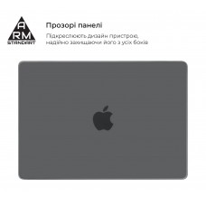 Чехол для ноутбука PC ArmorStandart Air Shell для MacBook Pro 16 M3/M2/M1 (A2485/A2780/A2991) Grey (ARM80468)