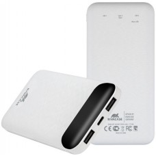 УМБ Rivacase Rivapower 10000mAh 2USB 1Type-C 2A White (VA2240)