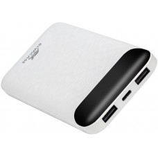 УМБ Rivacase Rivapower 10000mAh 2USB 1Type-C 2A White (VA2240)