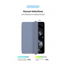 Чехол книжка TPU ArmorStandart Smart Case для Apple iPad Air 10.9 M1 (2022) / Air 10.9 (2020) Lavender Grey (ARM82431)
