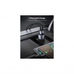 Автомобильное зарядное устройство Ugreen CD213 2USB 36W 3A QC 4.0 Gray (10144)