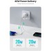 Сетевое зарядное устройство Ugreen CD243 2Type-C PD 40W 3A White (10343)