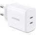 Сетевое зарядное устройство Ugreen CD243 2Type-C PD 40W 3A White (10343)
