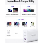 Сетевое зарядное устройство Ugreen CD275 1USB 2Type-C PD 66W 3A White (90496)