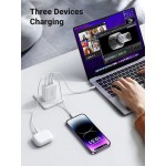 Сетевое зарядное устройство Ugreen CD275 1USB 2Type-C PD 66W 3A White (90496)