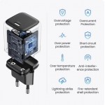 Сетевое зарядное устройство Ugreen CD318 GaN 1Type-C PD 20W 3A Gray (90664)