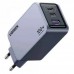 Сетевое зарядное устройство Ugreen X757 GaN 1USB 2Type-C PD 100W 3A Nexode Pro Gray (25874)