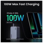 Сетевое зарядное устройство Ugreen X757 GaN 1USB 2Type-C PD 100W 3A Nexode Pro Gray (25874)