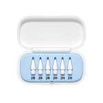 Набор наконечников Goojodoq для стилуса Apple Pencil (1 2 3 Gen Pro) 3X2B 3X2H 6шт White (Blue Box) (1005008240221292WB6)