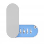 Набор наконечников Goojodoq для стилуса Apple Pencil (1 2 3 Gen Pro) 4шт White (Light Blue Box) (1005006402034559WLBL)