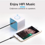Кабель Audio Aux 3.5мм-3.5мм Vention F/F Fabric Braided gold-plated 1m Black (BAGBF)
