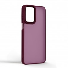 Чехол накладка ArmorStandart TPU Frame для Motorola G55 5G Wine Red (ARM81265)