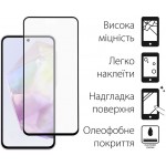 Чехол накладка Dengos TPU для Samsung A35 SM-A356 Black (DG-KM-56) + Стекло