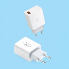 Сетевое зарядное устройство SkyDolphin SC31 QC3.0 1USB 3.5A White (SDMZP-000154)