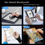 Стилус + чехол Goojodoq Active Magnetic 3 Gen Android (Apple iPad до 2017) Type-C 1.2mm универсальный White