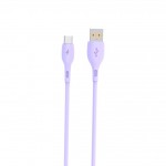 Кабель SkyDolphin S22T Soft Silicone USB-Type-C (M/M) 1m Violet (SDUSB-000603)