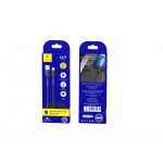 Кабель SkyDolphin S27T Spring Anti-Brake USB-Type-C (M/M) 1m Black (SDUSB-000611)