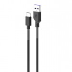Кабель SkyDolphin S27T Spring Anti-Brake USB-Type-C (M/M) 1m Black (SDUSB-000611)
