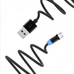 Кабель SkyDolphin S59V Magnetic USB-MicroUSB (M/M) 1m Black (SDUSB-000442)