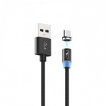 Кабель SkyDolphin S59V Magnetic USB-MicroUSB (M/M) 1m Black (SDUSB-000442)