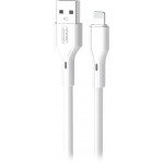 Кабель XO NB230 USB-Lightning (M/M) 2.4A 1m White (NB230-AI.white)
