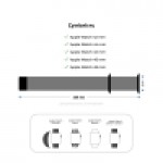 Ремешок ArmorStandart Nylon Band для Apple Watch 49/46/45/44/42 (Series 1-3) Blue Cloud (ARM82569)