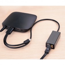 Адаптер Ugreen 2.0 USB-RJ45 Ethernet 100Mb CR110 Black