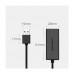 Адаптер Ugreen 2.0 USB-RJ45 Ethernet 100Mb CR110 Black