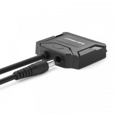 Адаптер Ugreen 3.0 USB-SATAIII F + DC Black CR108