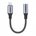 Адаптер Ugreen Lightning-3.5мм 0.10m Headphone Jack US211 Grey