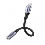 Адаптер Ugreen Lightning-3.5мм 0.10m Headphone Jack US211 Grey