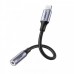 Адаптер Ugreen Lightning-3.5мм 0.10m Headphone Jack US211 Grey