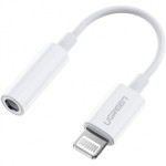 Адаптер Ugreen Lightning-3.5мм 0.10m Headphone Jack US212 White